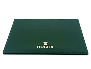 ROLEX Leder-Etui für Papiere, grün - Bild 1 von 2