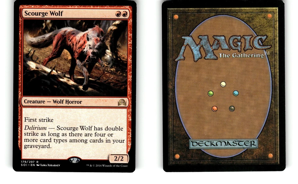 MTG Shadows Over Innistrad Scourge Wolf SOI 179/297 R NM/MT - Image 1 of 1