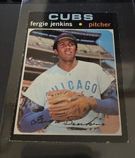 1971 Topps #280 Ferguson "Fergie" Jenkins HOF “TOUGH” Chicago Cubs