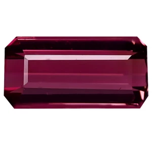 1,64 quilates fabuloso corte octágono (10 x 5 mm) piedra preciosa turmalina rosa mozambique - Imagen 1 de 1