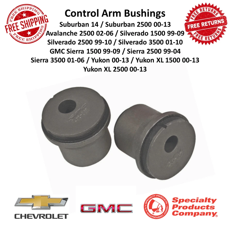 SPC Front Control Arm Bushing Pair For Suburban, Silverado, Yukon, Sierra 1500 - Image 1 of 4
