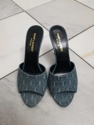 Sandalias Saint Laurent La 16 con monograma $795 Foto 1 de 4
