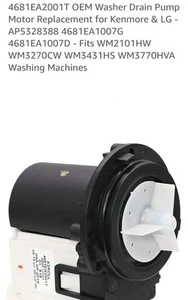 【2025 Aufgerüstet】4681Ea2001T WM2455HW WM4370HWA WM3270CW WM3431HS WM3770HVA Waschmaschine - Bild 1 von 8