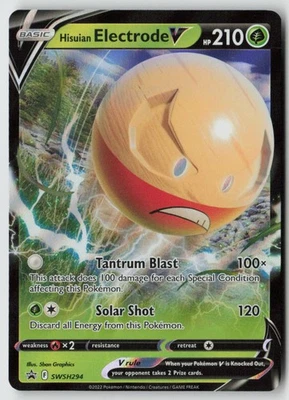 Hisuian Electrode V - SWSH294 - SWSH: Sword & Shield Promo Cards Holo - PTCG - Image 1 of 2