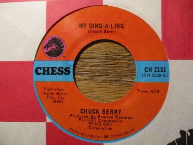 CHUCK BERRY "MY DING-A-LING" 45 RPM - Image 1 of 1
