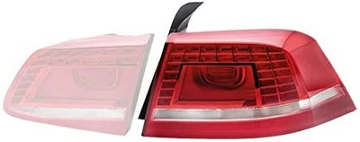 Hella 2SK010 744-041 Piloto trasero derecho exterior, LED/P21W/W21W, cristal blanco/rojo Foto 1 de 2