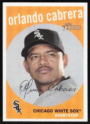 2008 Topps Heritage #114 Orlando Cabrera - Image 1 of 2