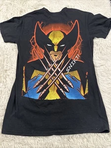 T-shirt Wolverine Marvel Studios uomo piccola nuova con etichetta stampa grafica Snikt - Foto 1 di 8