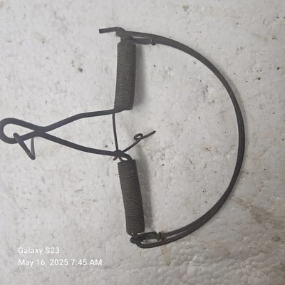 vintage bird steel animal trap - Image 1 of 3