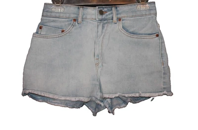 Pantalones Cortos de Denim ROXY Kissing The Swell Junior Talla 25 NUEVOS Dobladillo Deshilachado Lavado Ligero Foto 1 de 2