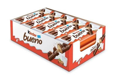 Barritas de chocolate Kinder Bueno 20pk (43g por paquete) Foto 1 de 4