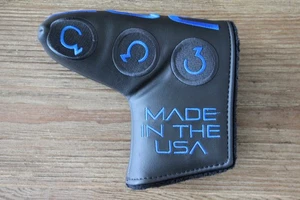 303 Milled Black Dancing Logo Headcover - Picture 1 of 3