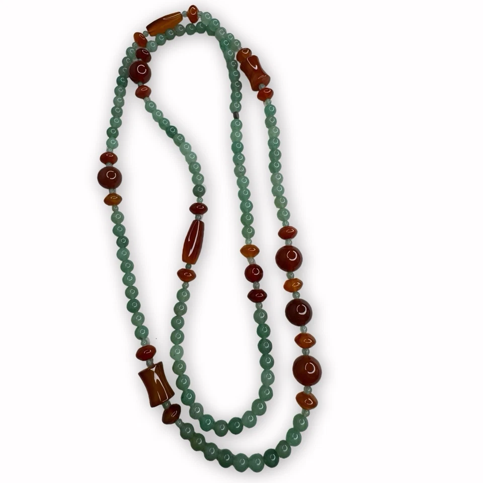 Collar de cornalina de jade Jay King DTR de plata de ley 925 Foto 1 de 1