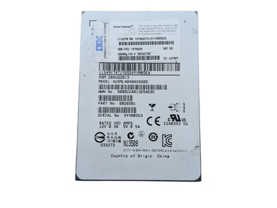 IBM 387GB 0B26581 2.5" SAS Server Solid State Drive 512 Format HUSML4040ASS600 - Image 1 of 3