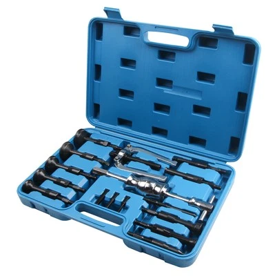 16tlg Grundloch Innenabzieher Satz Innenlager Auszieher Werkzeug mit Gleithammer - Bild 1 von 4