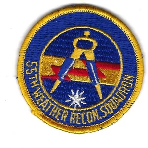 PATCH USAF 55th WEATHER RECON SQUADRON WRS McCLELLAN  AFB   JT-53 - Picture 1 of 1