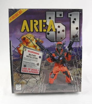 SEALED 1995 Area 51 Midway GT Interactive Big Box PC - Image 1 of 4