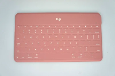 Logitech Y-R0052 Keys-to-Go Portable Wireless Keyboard, Pink - Image 1 of 4