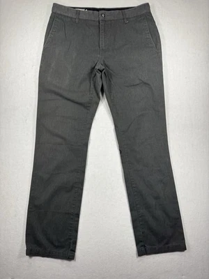 Volcom Frickin Modern Stretch Chino Pants Men’s 33x31 Gray Straight Leg Casual - Image 1 of 4