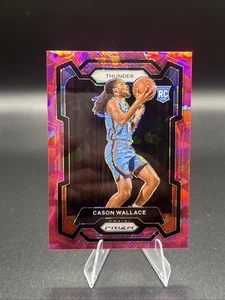 2023-24 Panini Prizm #139 Cason Wallace Prizms Pink Ice - Picture 1 of 2