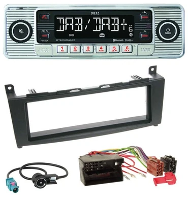 Dietz Bluetooth MP3 DAB USB Autoradio für Mercedes C-Klasse W204 ab 2007 - Bild 1 von 4