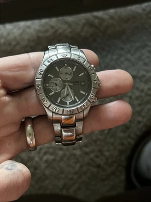 Reloj cronógrafo Fossil Blue Speedway de acero inoxidable para hombre CH-2308 Foto 1 de 4