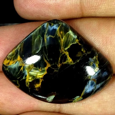 58.00Cts. Natural Designer Pietersite Fancy Cabochon Gemstone 29X37X8MM - Image 1 of 4