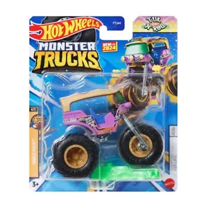 Hot Wheels - 2024 Monster Trucks Snack Pack 4/5 Tuk 'N' Roll (BBHTM46) - Imagen 1 de 1