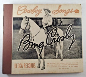 Bing Crosby - Cowboy Songs, Vol. I (Shellac, 4 Record Set, Decca 514) - Picture 1 of 17