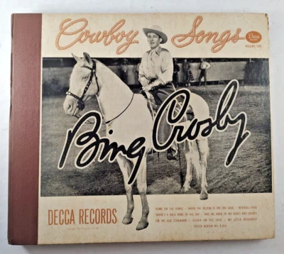 Bing Crosby - Cowboy Songs, Vol. I (Shellac, 4 Record Set, Decca 514) - Image 1 of 4
