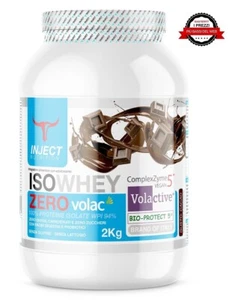 PROTEINE ISOLATE Iso Whey ZERO Volac® (2kg) INJECT NUTRITION Gusto Cioccolato - Imagen 1 de 1