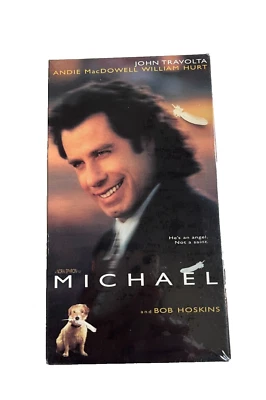 Michael: John Travolta Andie MacDowell William Hurt VHS New Sealed - Imagem 1 de 4