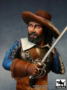 Black Dog 1/10 Lancier (Lancer) circa 17th Century Bust [Resin Figure] B10007 - Picture 1 of 1