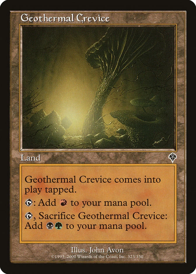 Magic the Gathering (mtg): INV: Geothermal Crevice  (x 4) - Image 1 of 1