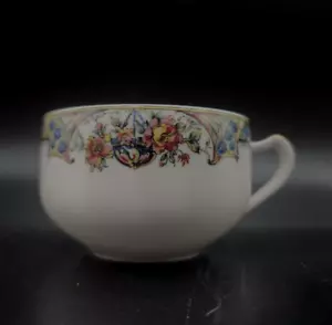 Tea Cup Linden Pattern Pink & Blue Flowers Gold Haviland & Co. Limoges China - Picture 1 of 7