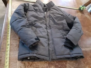 Firefly Aquabase Meagor 3000m/m Charcoal Hooded Ski Jacket Boy's Large #S103 - Picture 1 of 4