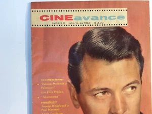 Cineavance Mexican Movie Magazine Rock Hudson Elvis Joanne Woodward Paul 1963 - Picture 1 of 10