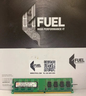 Hynix 1GB DDR2 ram memory module PC2-5300 - HYMP112U64CP8-Y5 AB-C - Image 1 of 3