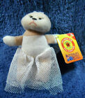 *2134*  Belle the Bride bear - Tiny Beanie Kids series 2 - plush – 9cm – tag