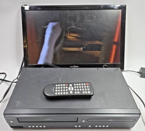 Funai Magnavox DV220FX4 VCR DVD Combo 4-Head VHS DVD Combo Player Remote Tested - Picture 1 of 11