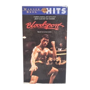 Bloodsport VHS Tape Sealed 1998 Warner Bros Hits Jean Claude Van Damme - Foto 1 di 6