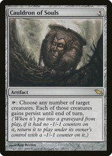 Cauldron of Souls Shadowmoor NM Artifact Rare MAGIC GATHERING CARD ABUGames