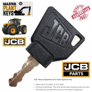 JCB Fastrac Equipo Genuino Tractor Encendido Planta Maestra Llave OEM 701/45501 - Imagen 1 de 1