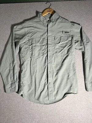 Camisa World Wide Sportsman Para Hombre Verde Mediana Manga Larga Nylon/Poliéster Foto 1 de 4