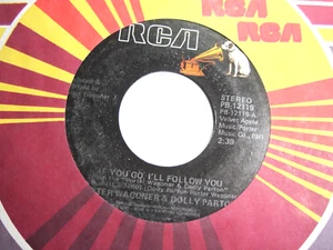 PORTER WAGONER & DOLLY PARTON * 45 * If You Go * 1980 #12 * UNPLAYED MINT NOS - Picture 1 of 1