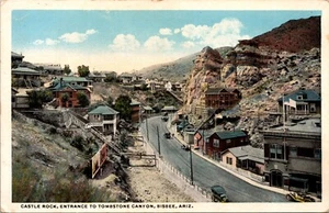 Castle Rock Entrance Tombstone Canyon Bisbee Arizona Postcard - Imagen 1 de 2