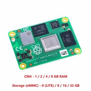 Raspberry Pi Compute Module 4 CM4 1/2/4/8GB eMMC-Lite/8/16/32GB Wi-Fi Bluetooth