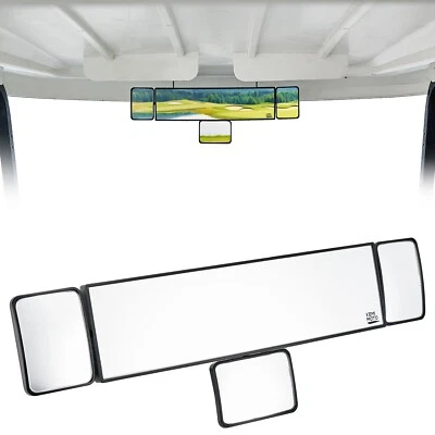 Espejos retrovisores para carro de golf con espejo pequeño de 3 piezas para EZGO Club Car Yamaha Foto 1 de 4