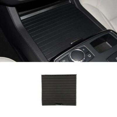 Portavasos deslizable persiana enrollable cubierta negra para Mercedes Benz GLS W166 2015-2019 Foto 1 de 4