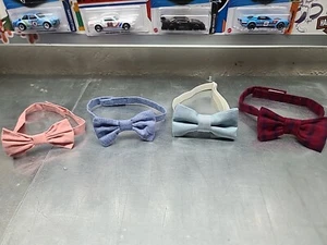 3 Kids Blue Velcrow Bow Tie & 1 latch style.  Lightly used. 4 total - Picture 1 of 9